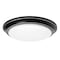 Afx Baron 14-in. LED Flush Mount, Black BRNF14LAJD1BK - alternate 1